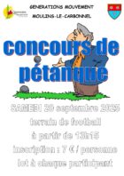 CONCOURS DE PETANQUE
